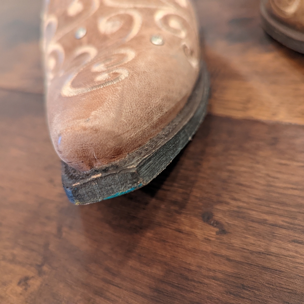 LANE Willow cowgirl boots boho country glam sz 8.5
